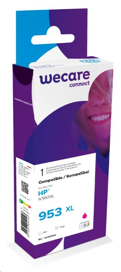 WECARE ARMOR cartridge pro HP OfficeJet Pro 8218, 8710, 8720, 8730, 8740 červená 26ml (953XL)