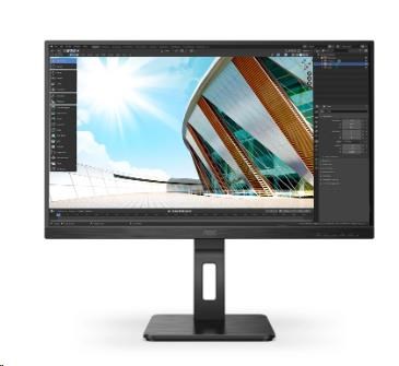 AOC MT IPS LCD WLED 27" 27P2Q - IPS panel, 1920x1080, D-Sub, DVI, HDMI, DP, USB, repro, pivot