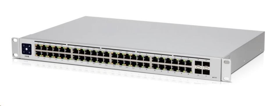UBNT UniFi Switch USW-48-POE Gen2 [24xGigabit, 32x PoE out 240W, 802.3at/af, 4xSFP, 104Gbps]