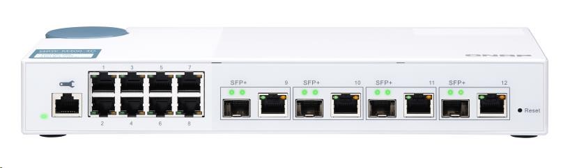 QNAP switch QSW-M408-4C (8xGbE,4x10GbE/SFP+combo)