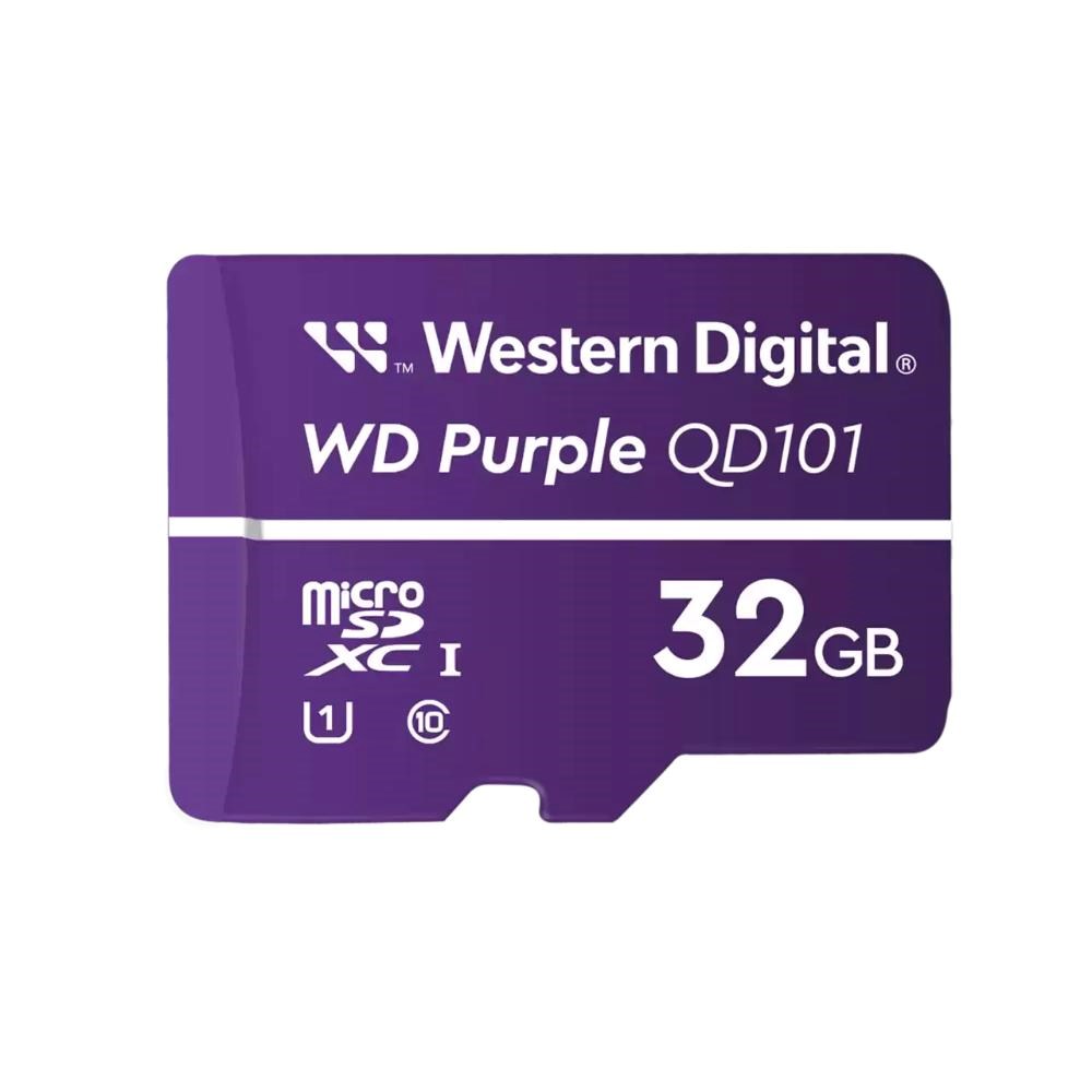 WD MicroSDHC karta 32GB Purple WDD032G1P0C Class 10, 16TBW