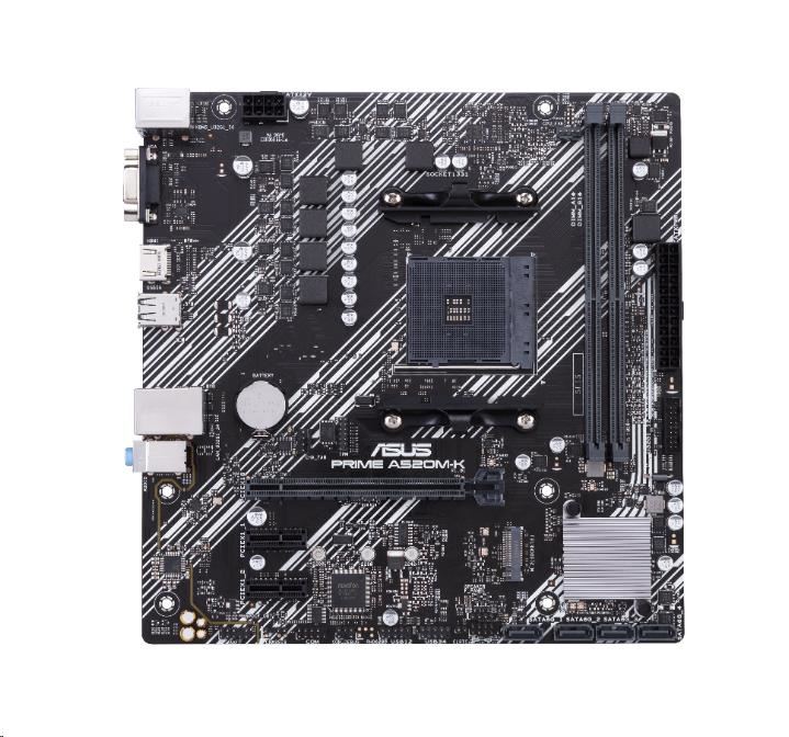 ASUS MB Sc AM4 PRIME A520M-K, AMD A520, 2xDDR4, 1xHDMI, 1xD-Sub, mATX