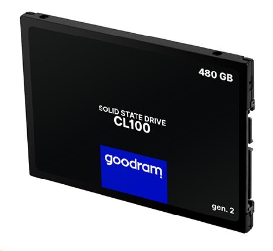 GOODRAM SSD CL100 Gen.3 480GB, SATA III, 2.5", (R:540/W:460MB/s)