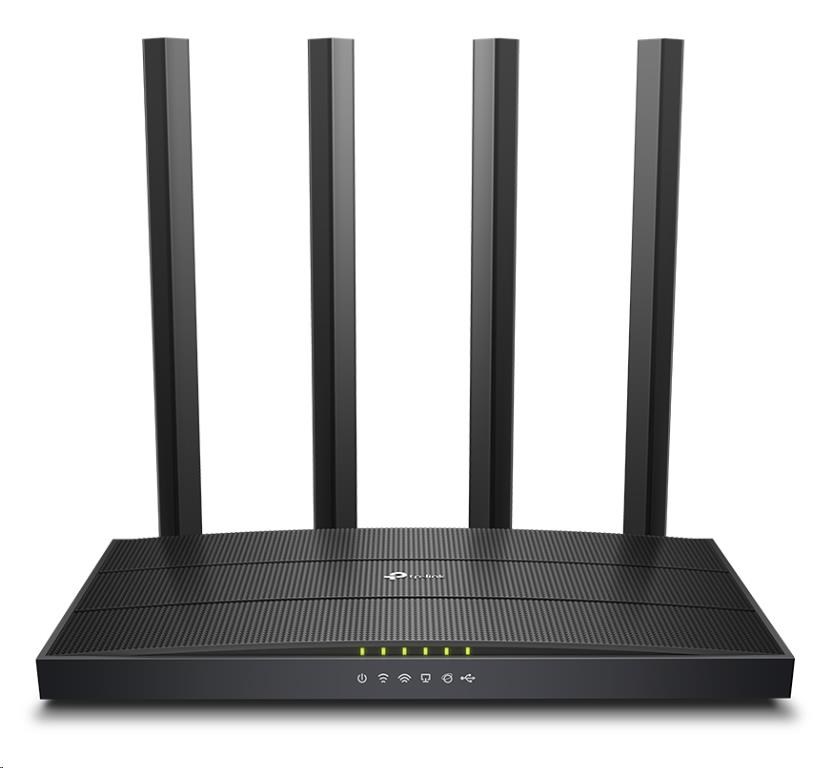 TP-Link Archer C6U OneMesh/EasyMesh WiFi5 router (AC1200, 2,4GHz/5GHz, 4xGbELAN, 1xGbEWAN, 1xUSB2.0)