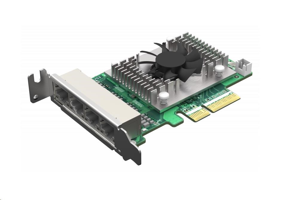 QNAP QXG-2G4T-I225 rozšiřující karta 4x 2,5GbE pro PC i NAS
