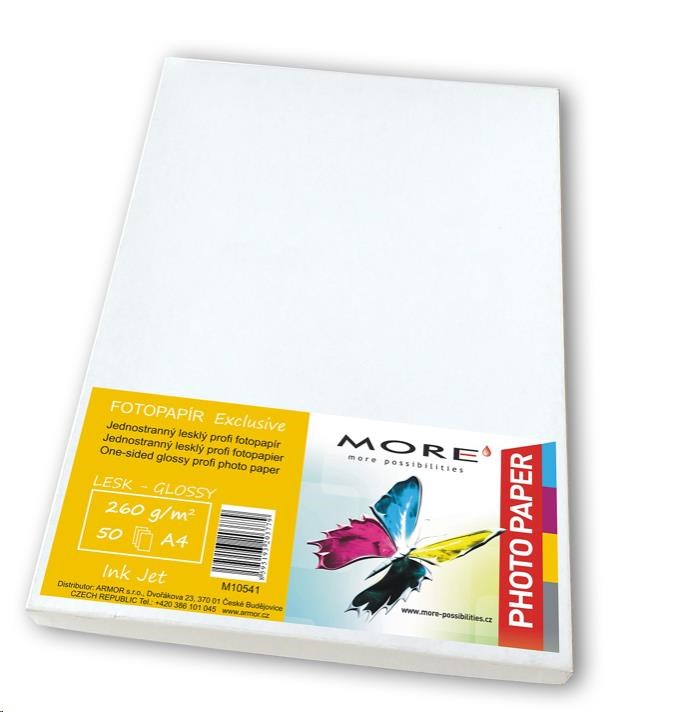 ARMOR More Fotopapír Exclusive 260g/m2; glossy,  50 listů str.,Ink Jet