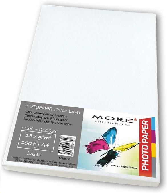 ARMOR More Hlazený Color Laser papír; 135g/m2; oboustranný; 100 listů str., Color Laser