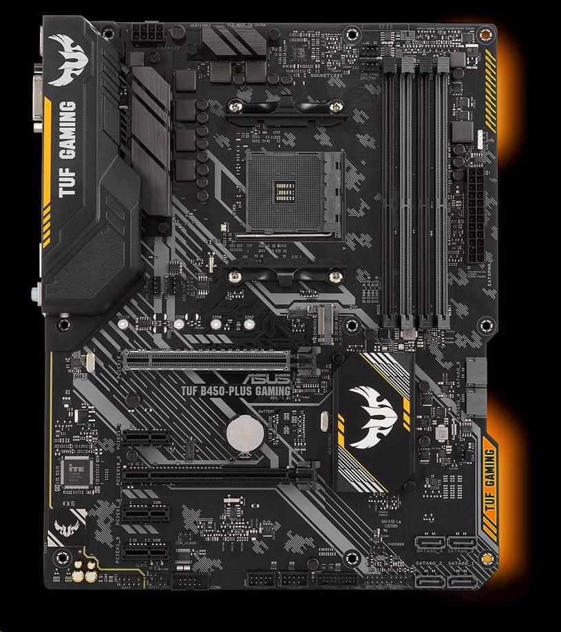 ASUS MB Sc AM4 TUF GAMING B450-PLUS II, AMD B450, 4xDDR4, 1xDP, 1xHDMI