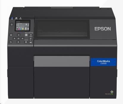 Epson ColorWorks CW-C6500Ae, cutter, disp., USB, Ethernet, black