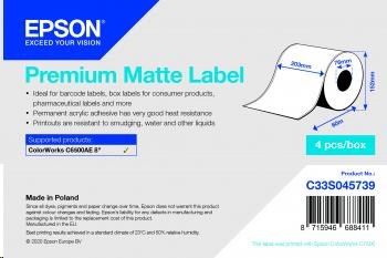 Epson label roll, normal paper