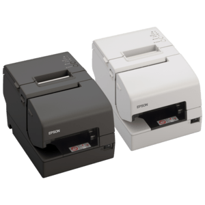 Epson TM-H6000V, USB, RS-232, Ethernet, cutter, MICR, OPOS, ePOS, white