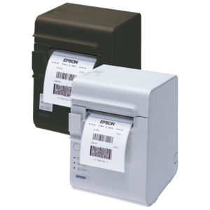 Epson TM-L90LF, 8 dots/mm (203 dpi), linerless, USB, RS232, black