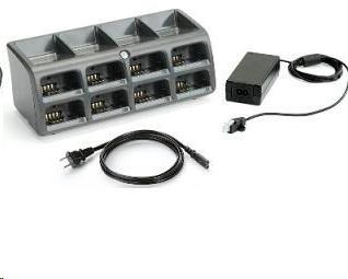 Zebra battery charging station, 8 slots