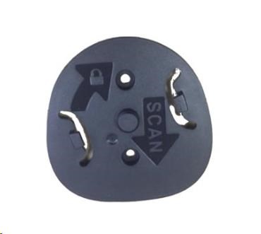 Zebra locking mount, black