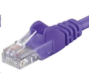 PREMIUMCORD Patch kabel UTP RJ45-RJ45 CAT5e 10m fialová
