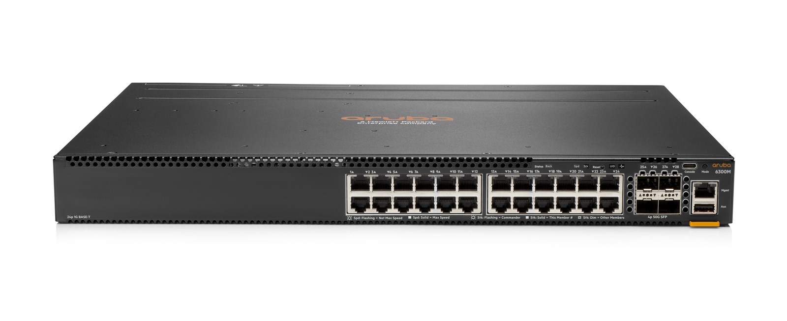 Aruba 6300M 24-port 1GbE and 4-port SFP56 Switch