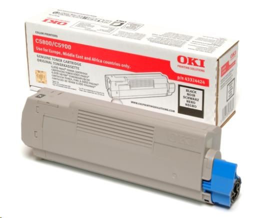 Oki Černý toner do C5800/C5900/C5550 MFP (6 000 stránek)