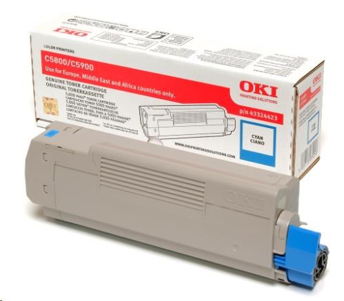 Oki Toner Cyan do C5800/C5900/C5550 MFP (5 000 stránek)