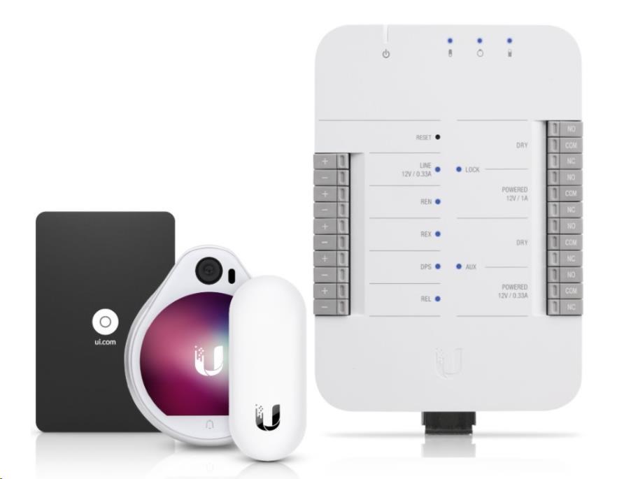 UBNT UniFi Access Starter Kit [4x 10/100/1000, 802.3bt, 3xPoE-Out, PoE-In]