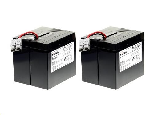 Baterie - FUKAWA FWU-11 náhradní set baterií za RBC11 (12V/18Ah, 4ks)