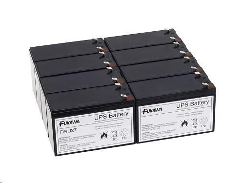 Baterie - FUKAWA FWU-27 sada baterií za RBC27 (12V/9Ah, 8ks)