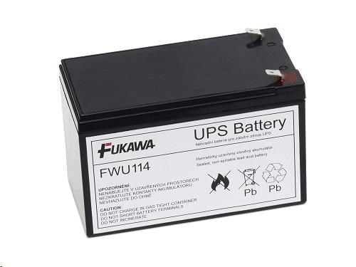 Baterie - FUKAWA FWU-114 náhradní baterie za APCRBC114 (12V/7Ah)