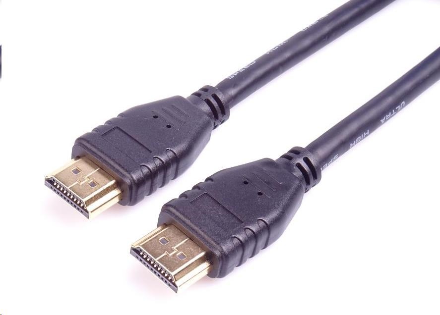 PREMIUMCORD Kabel HDMI 2.1 High Speed + Ethernet kabel 8K@60Hz, zlacené konektory, 5m