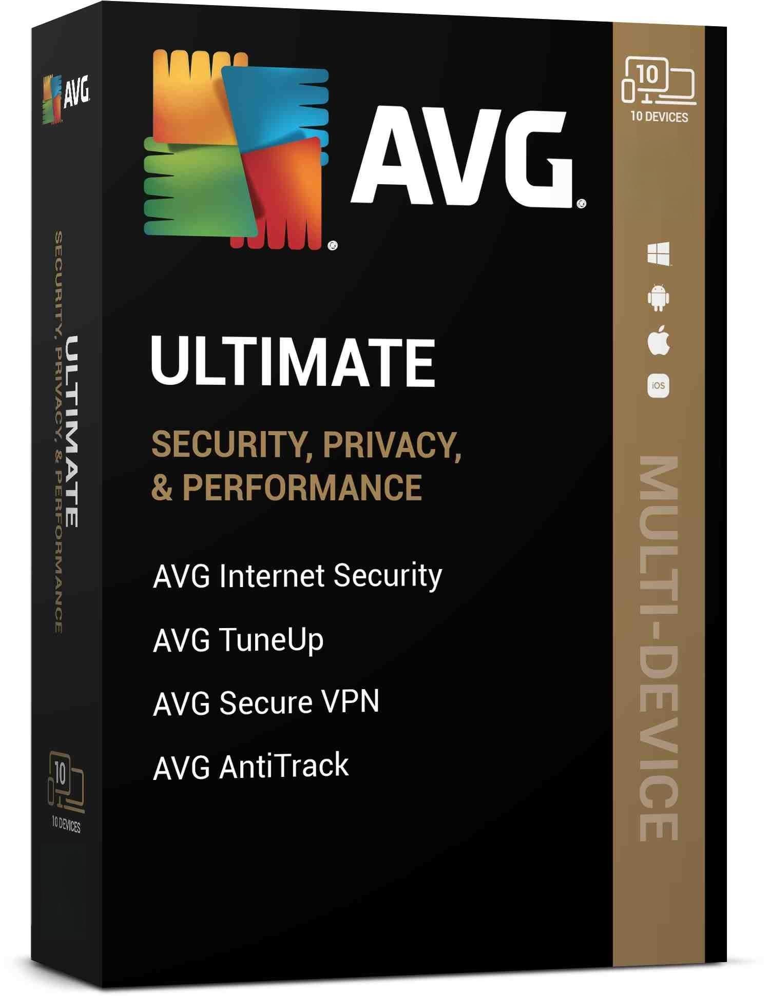 _Prodloužení AVG Ultimate (Multi-Device, pro max 10 připojení) na 36 měsíců