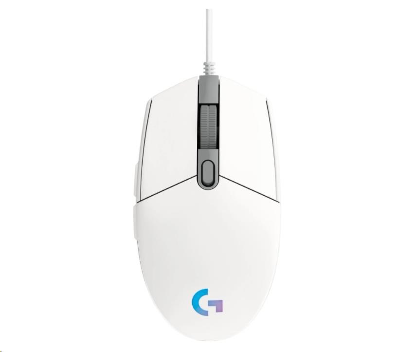 Logitech Gaming Mouse G102 2nd Gen LIGHTSYNC, USB, EER, White