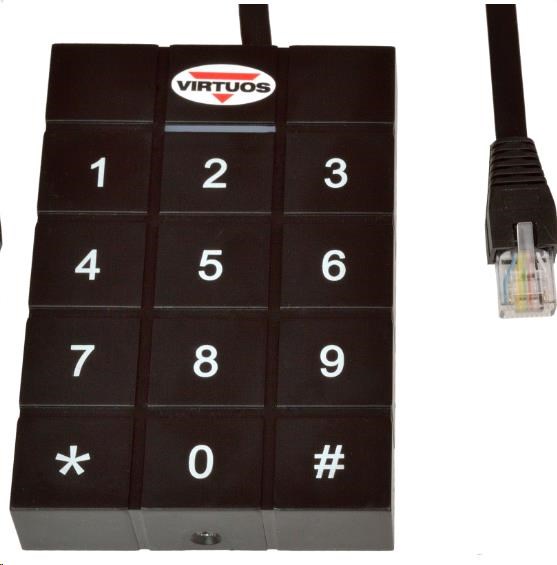 Virtuos RFID 125 kHz adaptér s klávesnicí pro pokladní zásuvky Virtuos 24V