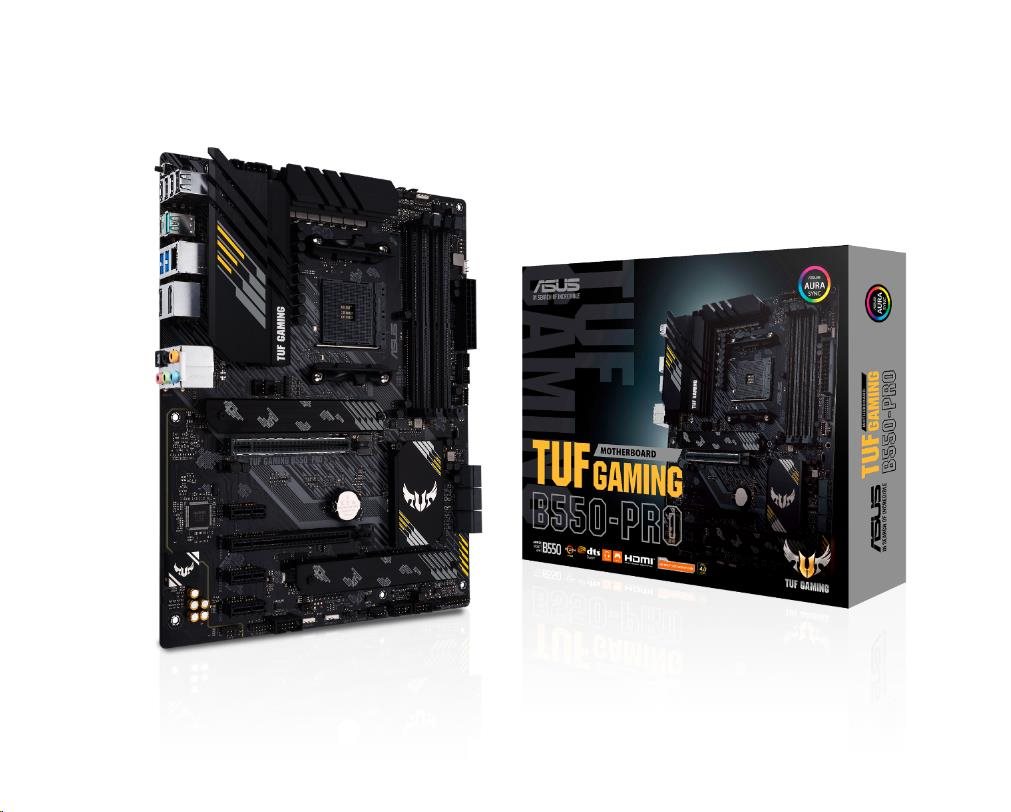 ASUS MB Sc AM4 TUF GAMING B550-PRO, AMD B550, 4xDDR4, 1xDP, 1xHDMI