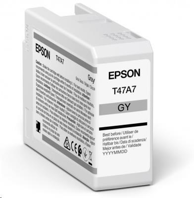 EPSON ink Singlepack Gray T47A7 UltraChrome Pro 10 ink 50ml