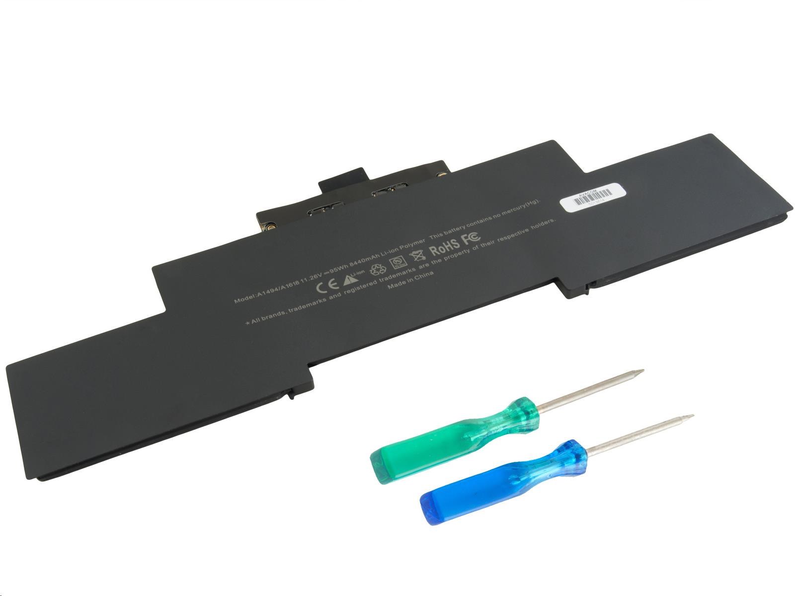 AVACOM Apple MacBook Pro 15" A1398 Li-Pol 11,26V 8440mAh 95Wh - A1494/A1618
