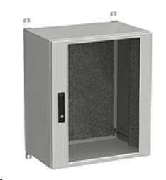 Solarix rozvaděč nástěnný venkovní LC-20 15U 600x300mm, dveře sklo, LC-20-15U-63-12-G