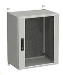 Solarix rozvaděč nástěnný venkovní LC-20 15U 600x400mm, dveře sklo, LC-20-15U-64-12-G