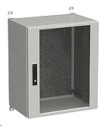 Solarix rozvaděč nástěnný venkovní LC-20 15U 600x600mm, dveře sklo, LC-20-15U-66-12-G