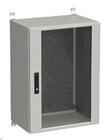 Solarix rozvaděč nástěnný venkovní LC-20 18U 600x300mm, dveře sklo, LC-20-18U-63-12-G