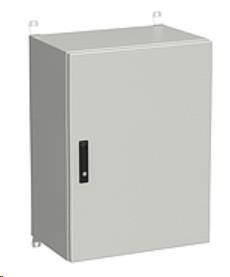 Solarix rozvaděč nástěnný venkovní LC-20 18U 600x400mm, dveře plech, LC-20-18U-64-22-G