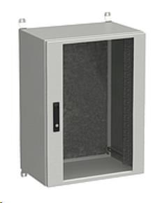 Solarix rozvaděč nástěnný venkovní LC-20 18U 600x500mm, dveře sklo, LC-20-18U-65-12-G