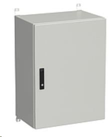 Solarix rozvaděč nástěnný venkovní LC-20 18U 600x600mm, dveře plech, LC-20-18U-66-22-G
