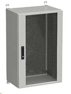 Solarix rozvaděč nástěnný venkovní LC-20 21U 600x300mm, dveře sklo, LC-20-21U-63-12-G