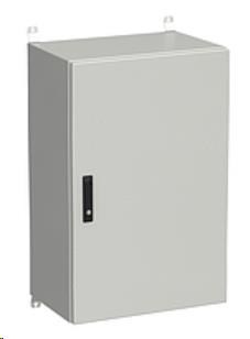 Solarix rozvaděč nástěnný venkovní LC-20 21U 600x500mm, dveře plech, LC-20-21U-65-22-G