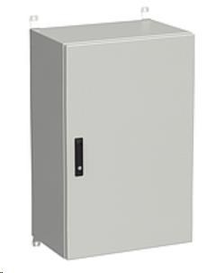 Solarix rozvaděč nástěnný venkovní LC-20 21U 600x600mm, dveře plech, LC-20-21U-66-22-G