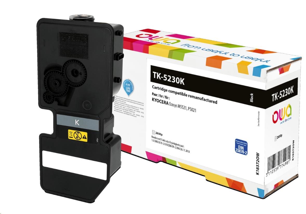 ARMOR toner pro Kyocera ECOSYS M5521, P5021 (TK5230K), černá/black, 2600 str