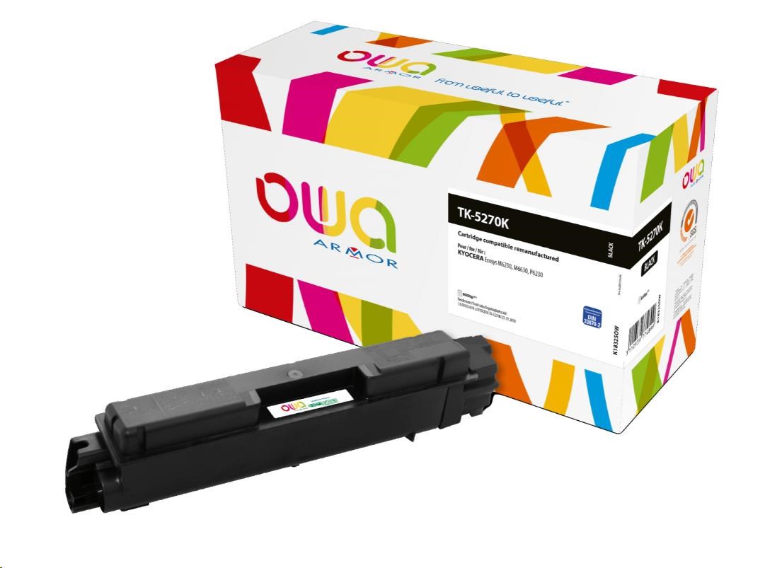 ARMOR toner pro Kyocera ECOSYS M6230, M6630, P6230 (TK5270K), černá/black, 8000 str
