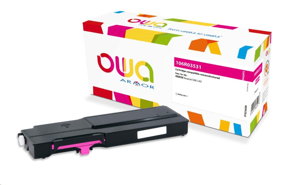 ARMOR toner pro Xerox VersaLink C 400, VersaLink C 405 (106R03535), červená/magenta, 8000 str