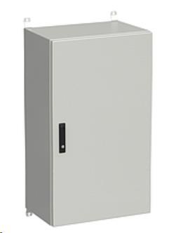 Solarix rozvaděč nástěnný venkovní LC-20 24U 600x600mm, dveře plech, LC-20-24U-66-22-G