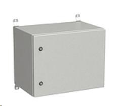 Solarix rozvaděč nástěnný venkovní LC-20 9U 600x600mm, dveře plech, LC-20-9U-66-21-G