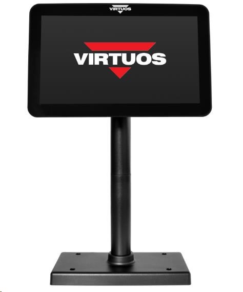 Virtuos 10,1" LCD barevný zákaznický monitor SD1010R, USB, černý