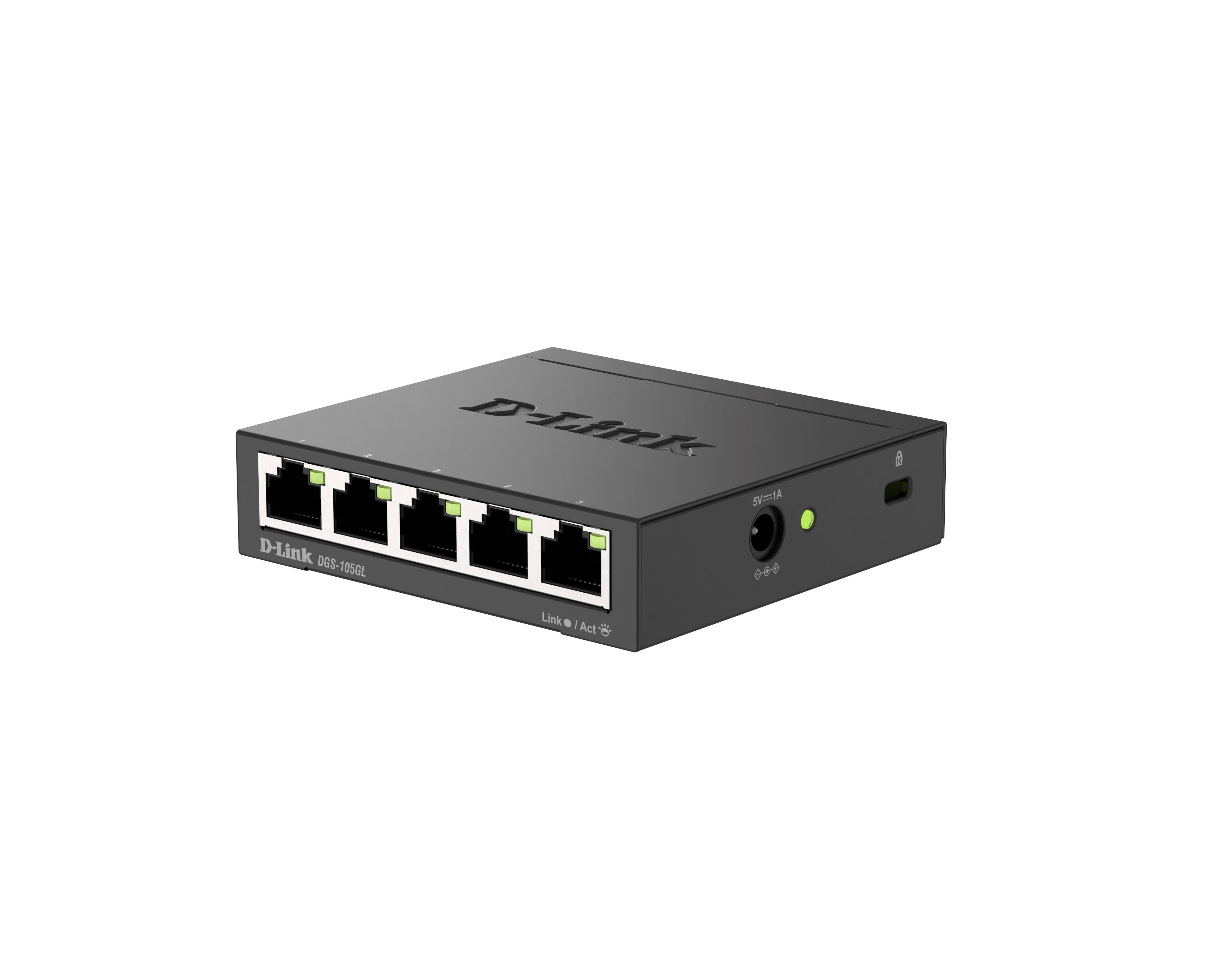D-Link DGS-105GL 5-port Gigabit Metal Housing Desktop Switch